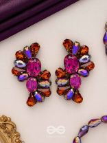 RATNASANKULA - THE GEMSTONE ENSEMBLE - STONE EMBROIDERED EARRINGS