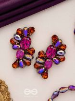 RATNASANKULA - THE GEMSTONE ENSEMBLE - STONE EMBROIDERED EARRINGS