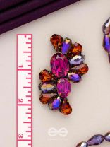 RATNASANKULA - THE GEMSTONE ENSEMBLE - STONE EMBROIDERED EARRINGS