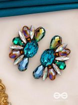 Manivarga - The gem collection - Stone embroidered earrings 