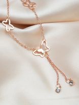 FLUTTERING MELODIES - CASUAL ROSEGOLD ANKLET