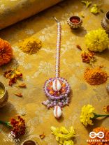 KAAKINI - A SHELL'S TREASURES - SHELL AND BEADS EMBROIDERED MAANGTIKA