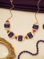 The Crystal Matrix - Statement Embellished Neckpiece