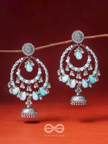 The Layers Of Horizon- Oxidised Earrings