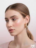 Sunlit Harmony - Statement Golden Earrings