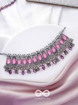 The Coral Dreams - Statement Embellished Oxidised Neckpiece