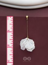 The Snow Petals- Acrylic Earrings 