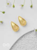 Gilded Illumination - Golden Earrings