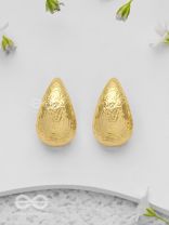 Gilded Illumination - Golden Earrings