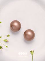 Drop Of Mocha - Casual Stud Earrings