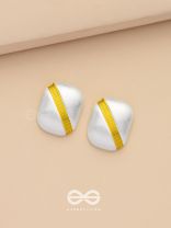 Timeless Nobility - White Stud Earrings