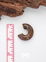 Coffee Curves - Acrylic Earrings