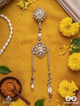 Abhyupayan - Gift From The Heavens - Beads, Pearls Glass Drops Hand Embroidered Haathphool