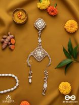 Abhyupayan - Gift From The Heavens - Beads, Pearls Glass Drops Hand Embroidered Haathphool