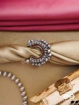 Lunar Embrace-  Oxidized adjustable  ring with ghungroos