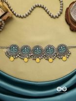 GOLDEN DUSK - TRADITIONAL OXIDISED NECKLACE