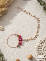 VARNAMALA ABHUSHANA - ADORNMENT OF COLORS - FLORAL MOTIFS WITH PEARLS NATH