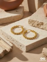 AURELIA HOOPS – CLASSIC STAINLESS STEEL HOOP EARRINGS