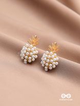 PEARL PINE- EXQUISITE PEARL CLUSTER EARRINGS