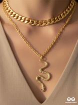 POWER STACK- LUXE GOLD LINK NECKLACE 