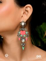 RETRO RHYTHM- FUSION STYLE OXIDISED EARRINGS