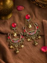 Aastarana- The Stunning Tapestry- Stones, Sequins and Resham Embroidered Statement Necklace