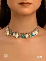 SEA SPELL - ENAMELLED BOHO NECKLACE