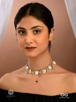 OCEAN CHARM - OXIDISED NECKLACE WITH CHARMS