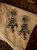 FOLK TWIRL – COLORFUL TRIBAL EARRING