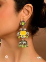 HARVEST GLOW - ETHNIC OXIDISED EARRING