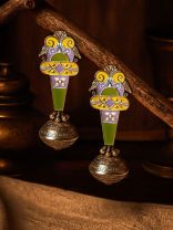 REGAL DROP - MULTICOLOURED ENAMELLED JHUMKA