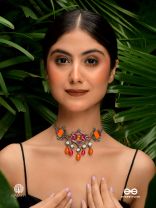 RANGREZ RETRO - SILVER TRIBAL CHOKER