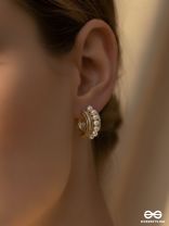 AURALOOP-MINIMAL STACK HOOPS WITH A CHIC PEARL EDGE