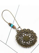 God is in the details colorful beaded earrings