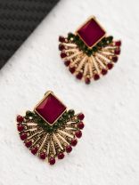 The Chic Ethnicity- Embellished Stud Earrings