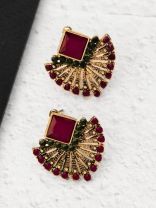 The Chic Ethnicity- Embellished Stud Earrings