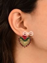 The Chic Ethnicity- Embellished Stud Earrings
