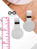 The Chic Geometry (Silver) - Statement Earrings