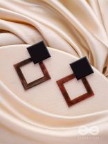 The Geometric Chic - Leopard Acrylic Studs