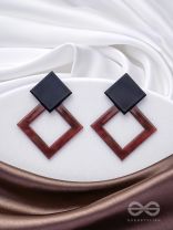 The Geometric Chic - Leopard Acrylic Studs