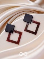 The Geometric Chic - Leopard Acrylic Studs