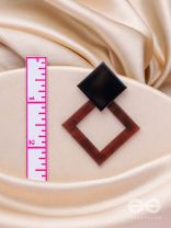 The Geometric Chic - Leopard Acrylic Studs