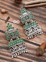 A Royal Delight - Emerald Green - The Embellished Oxidised Collection