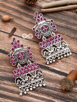 A Royal Delight - Ruby Red - The Embellished Oxidised Collection
