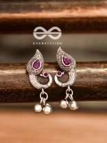 The Vintage Peacocks (Ruby Red) - The Melodious Ghungroo Collection