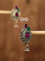 The Shimmery Motif Studs (Multicoloured) - Embellished Oxidised Collection