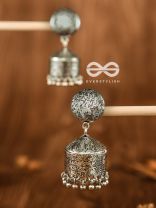 The Intricate Sophistication - Oxidised Boho Earrings