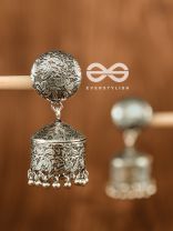 The Intricate Sophistication - Oxidised Boho Earrings