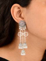 An Intricate Delight - Triple Boho Jhumkis