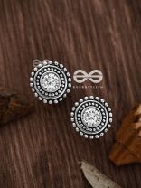 The Little Shimmery Button Studs - Tiny Trinket Earrings